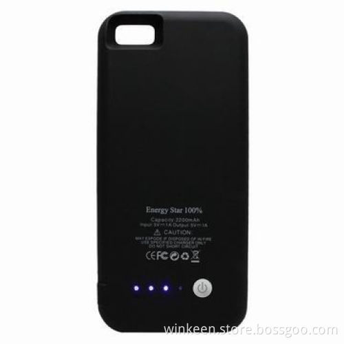 Battery Case with 2,200mAh Li-polymer Battery, for iPhone 5